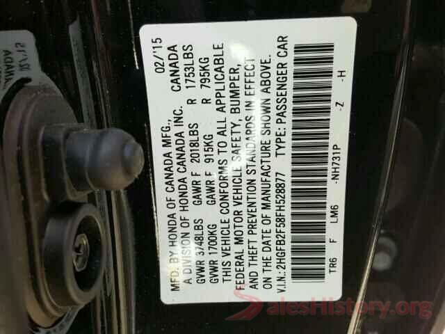 3KPF24AD3ME285075 2015 HONDA CIVIC