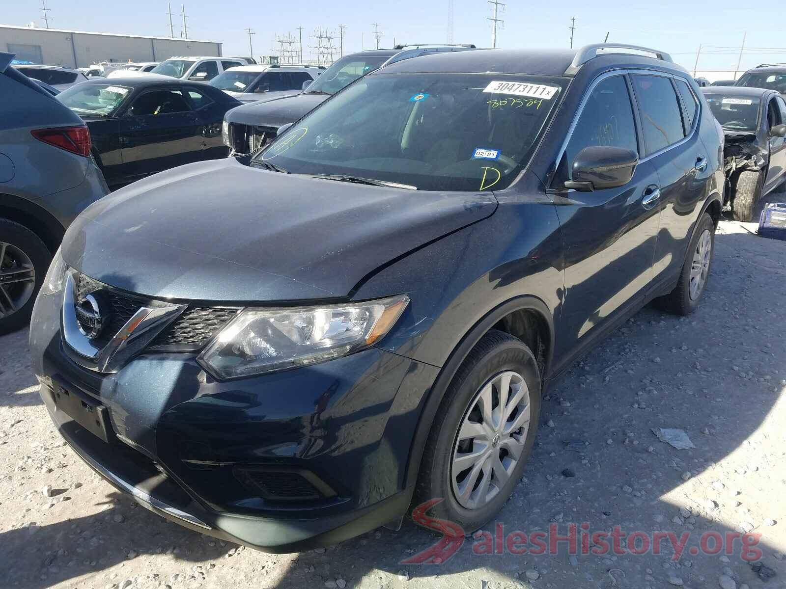 5N1AT2MN7GC807584 2016 NISSAN ROGUE