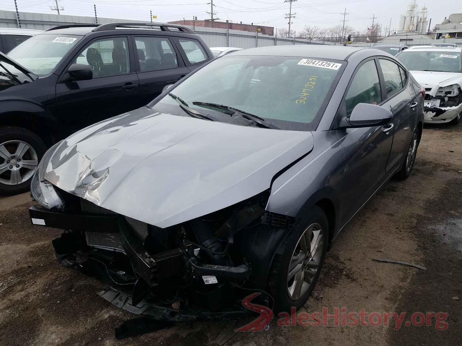 5NPD84LF2KH451874 2019 HYUNDAI ELANTRA