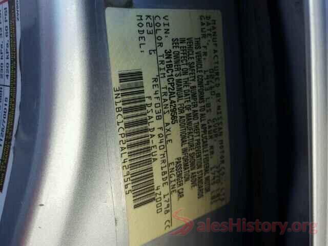 2T3H1RFV6MC115941 2010 NISSAN VERSA