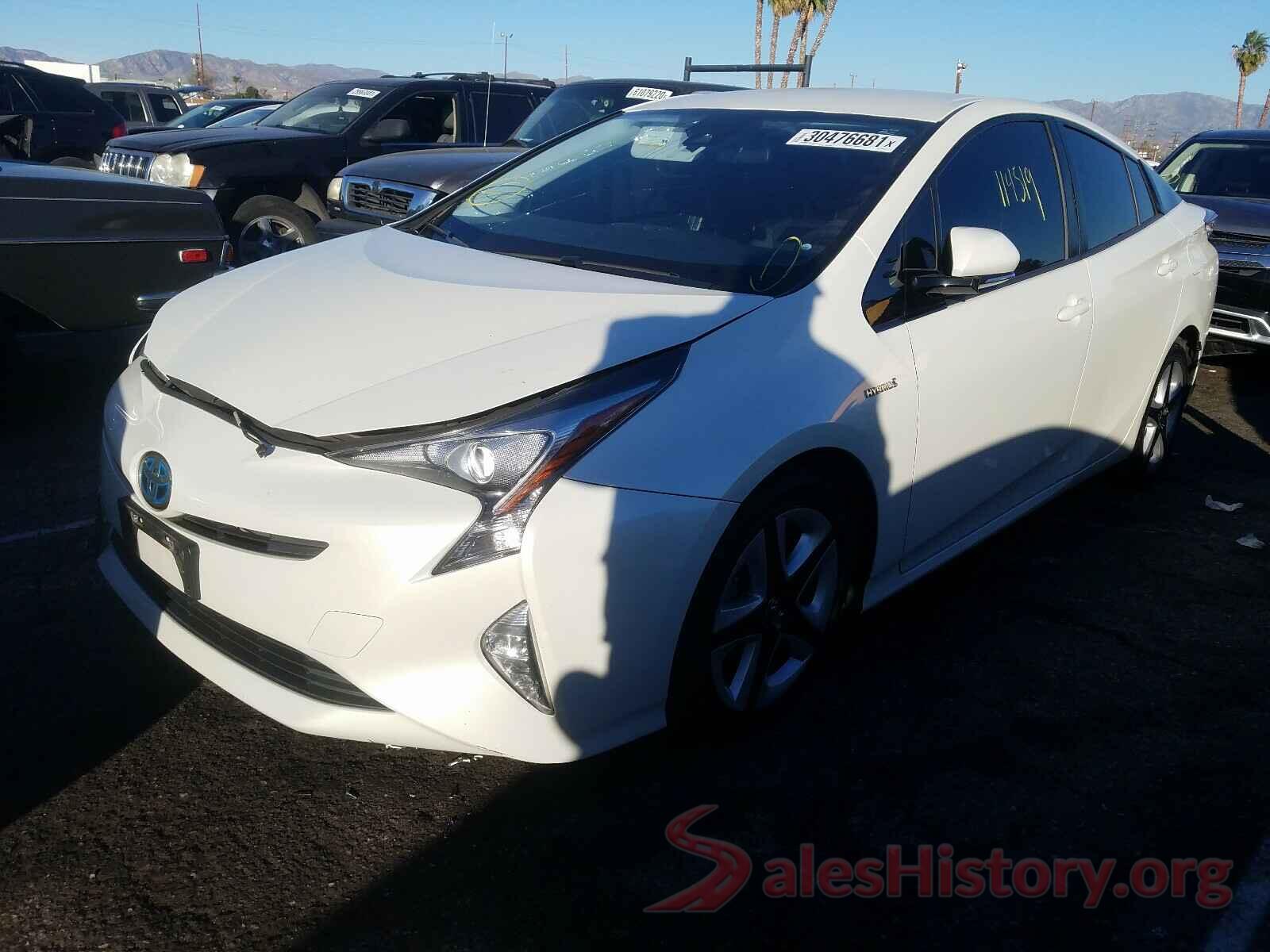 JTDKARFU5G3527254 2016 TOYOTA PRIUS