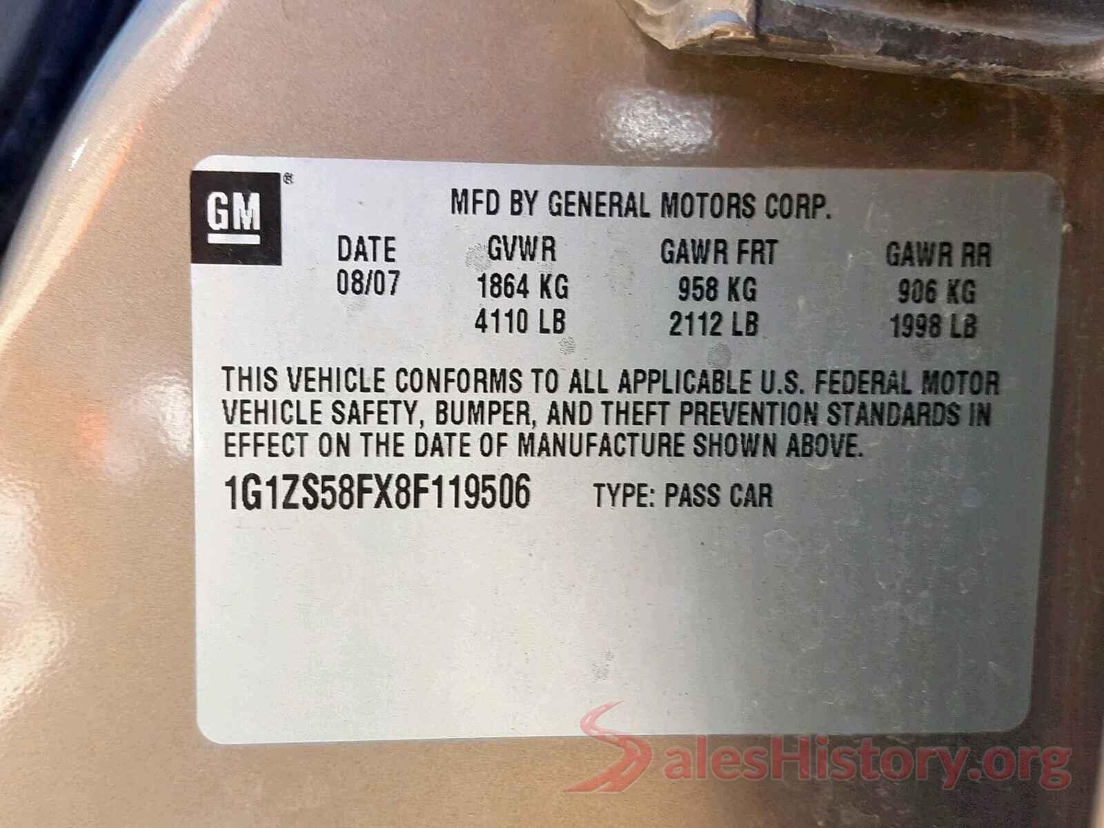 1C4HJXDG0MW510044 2008 CHEVROLET MALIBU