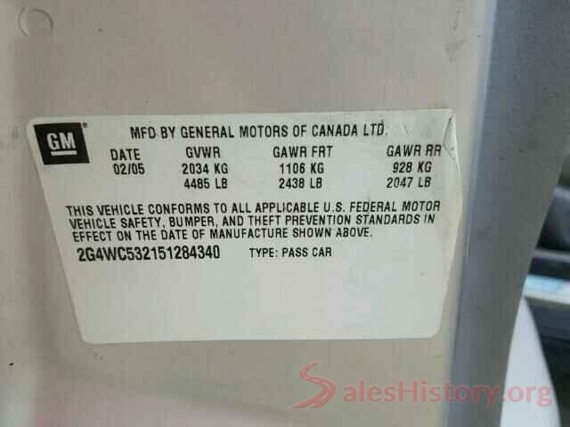 5FNYF5H5XGB033839 2005 BUICK LACROSSE