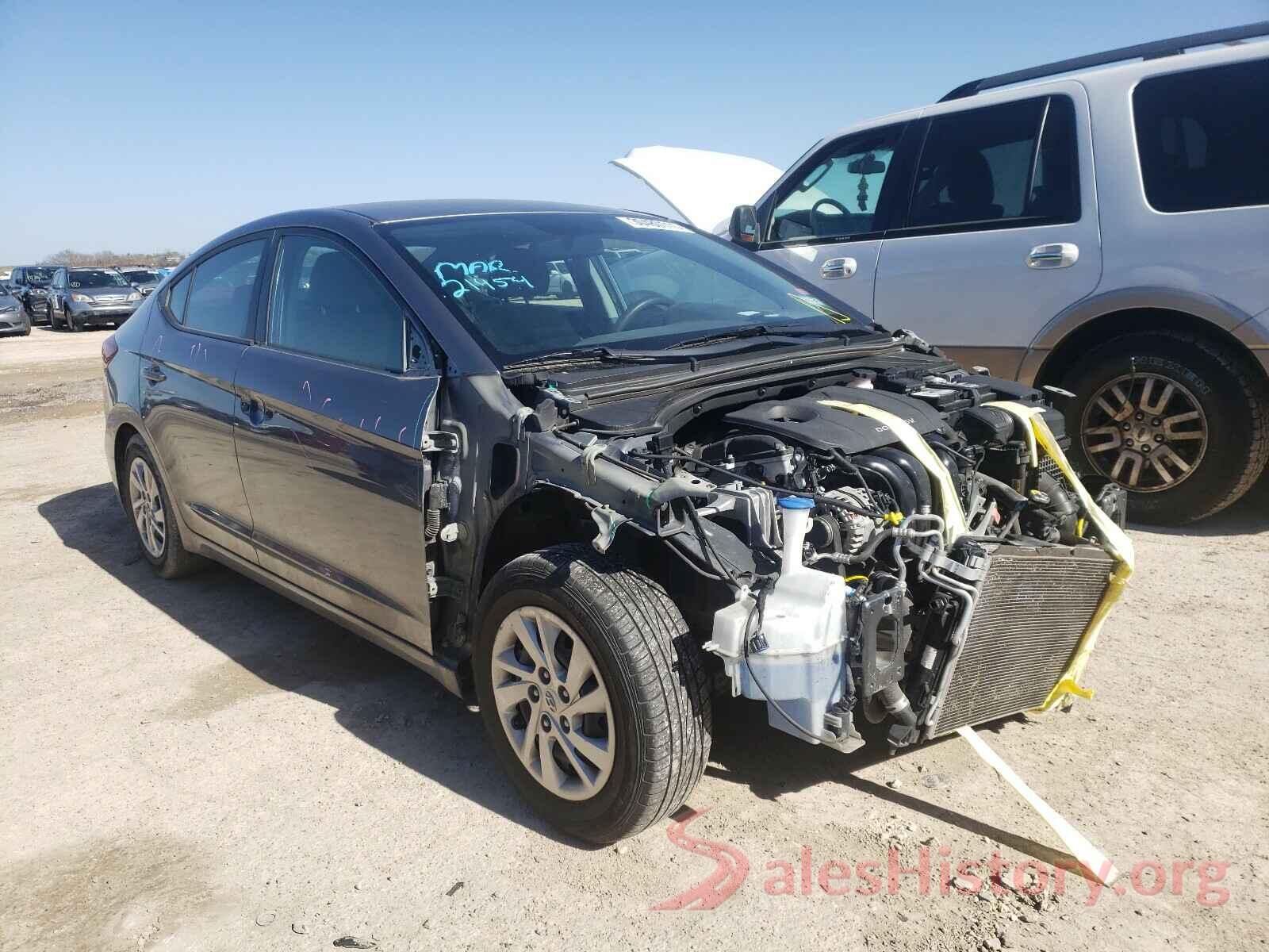 KMHD74LF7HU108524 2017 HYUNDAI ELANTRA