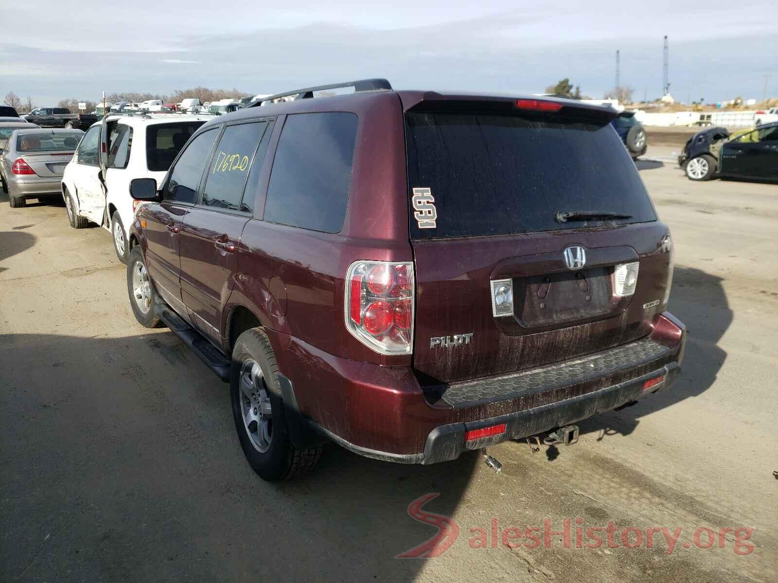 KMHE34L12GA031422 2007 HONDA PILOT