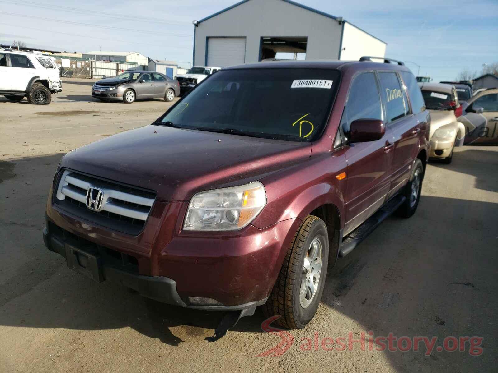 KMHE34L12GA031422 2007 HONDA PILOT