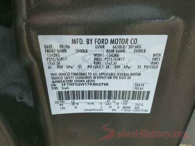 5YFBURHE9JP765233 2007 FORD F150