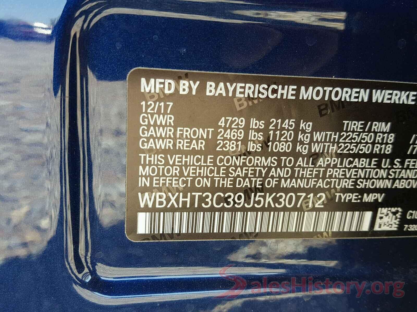 2T1BURHE1GC567531 2018 BMW X1