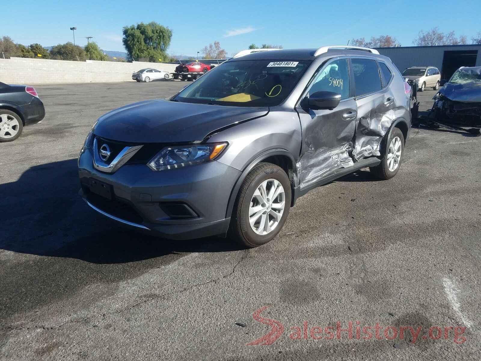 5N1AT2MT8GC920734 2016 NISSAN ROGUE