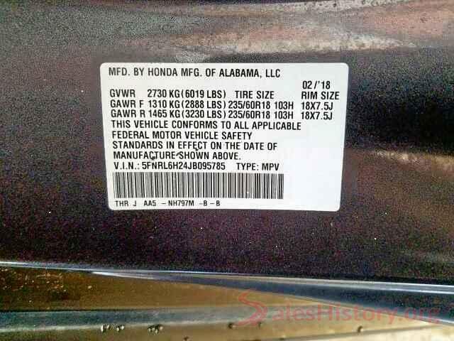 JF2SJABC4HH457797 2018 HONDA ODYSSEY