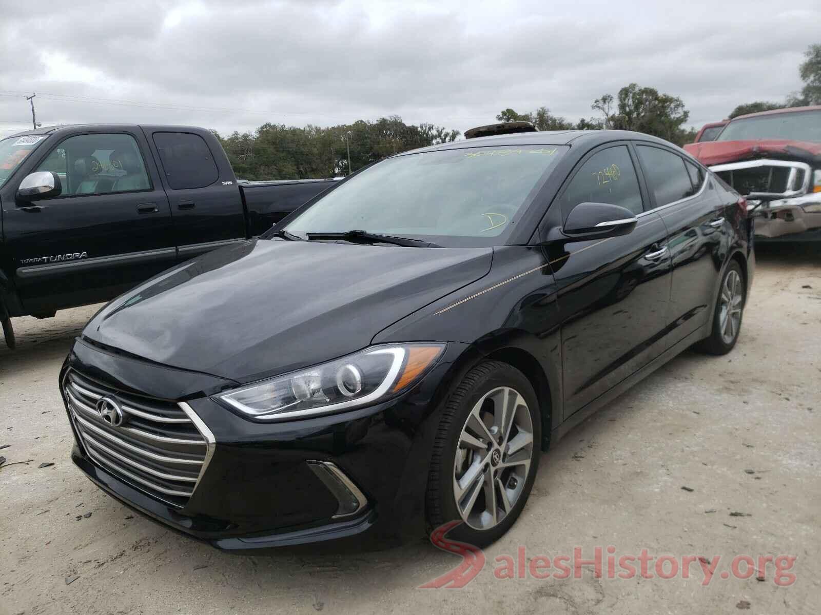 KMHD84LF2HU173195 2017 HYUNDAI ELANTRA