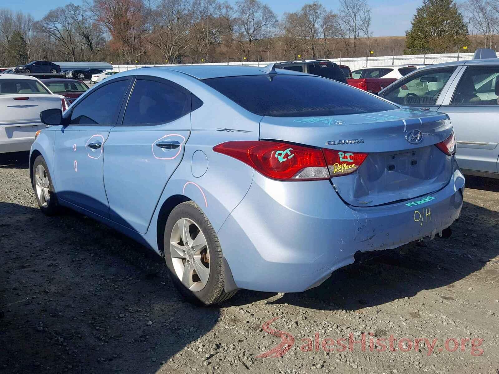 3N6CM0KN2LK705354 2012 HYUNDAI ELANTRA