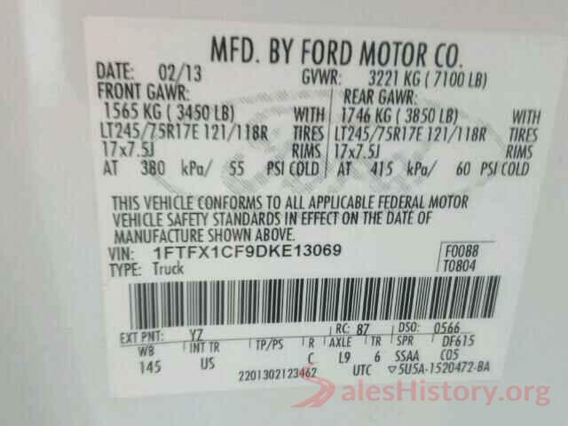 19XFC2F51JE000436 2013 FORD F150