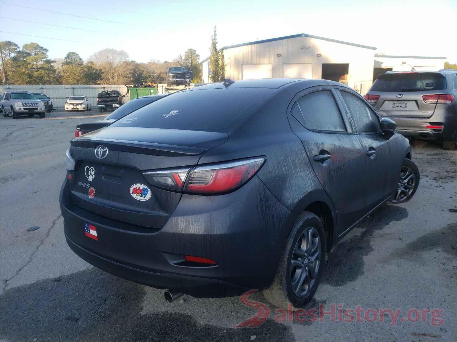 3MYDLBYV1KY513188 2019 TOYOTA YARIS