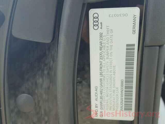 4T1BF1FK6GU139232 2017 AUDI A4