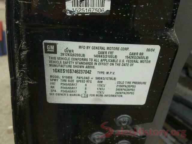 KNMAT2MVXGP732831 2004 GMC ENVOY