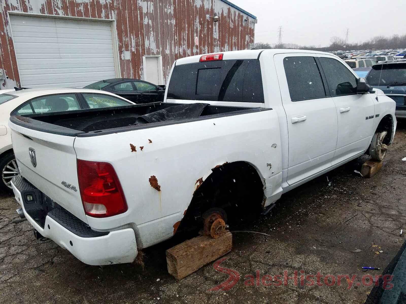 3N6CM0KN1HK713727 2010 DODGE RAM 1500