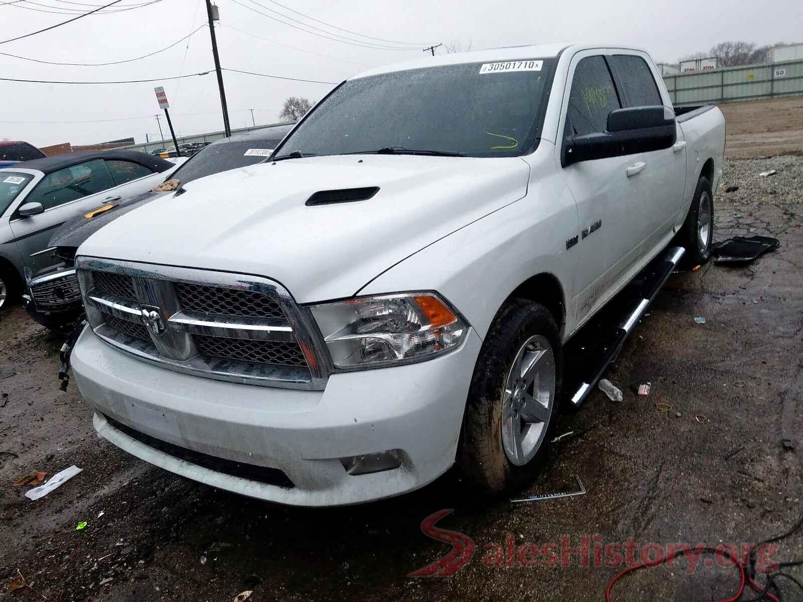 3N6CM0KN1HK713727 2010 DODGE RAM 1500