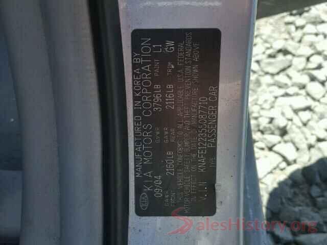 3VWC57BU0MM058312 2005 KIA SPECTRA