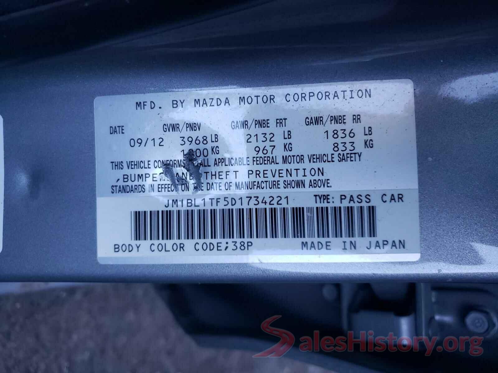 ML32F3FJ4HHF08533 2013 MAZDA 3