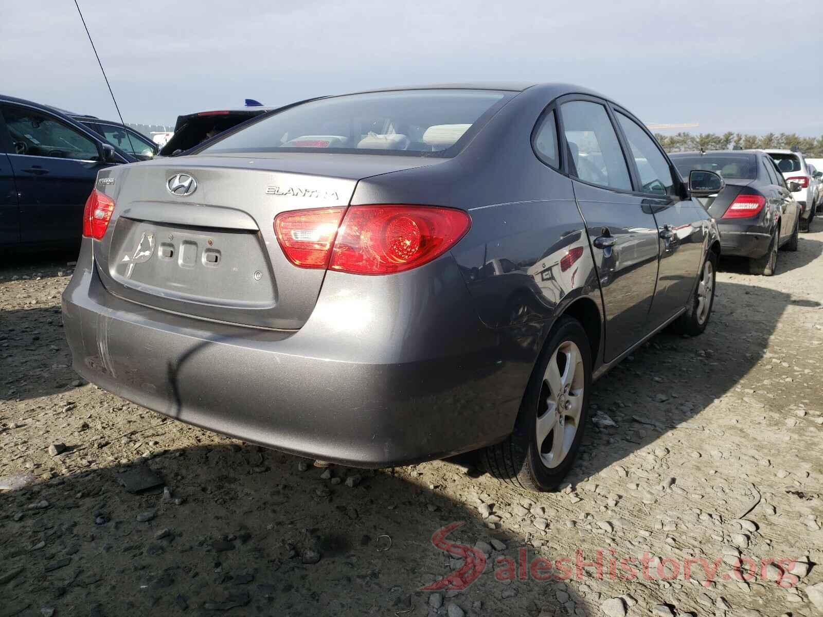 3N1CN7APXKL847636 2007 HYUNDAI ELANTRA