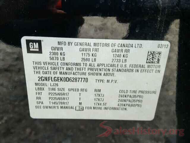 W1N0G8DB9MV264955 2013 CHEVROLET EQUINOX