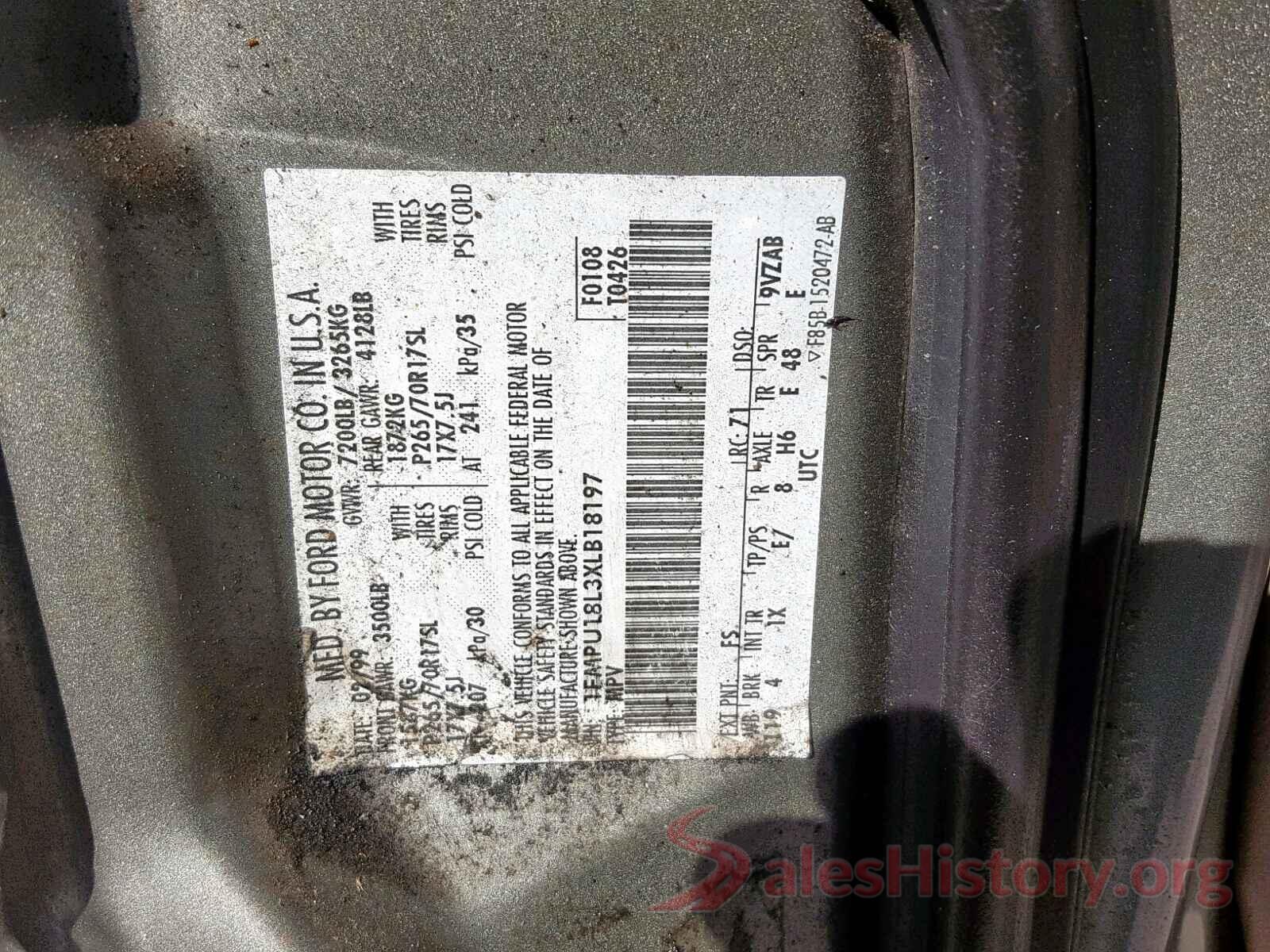 2T3P1RFV9MC154972 1999 FORD EXPEDITION