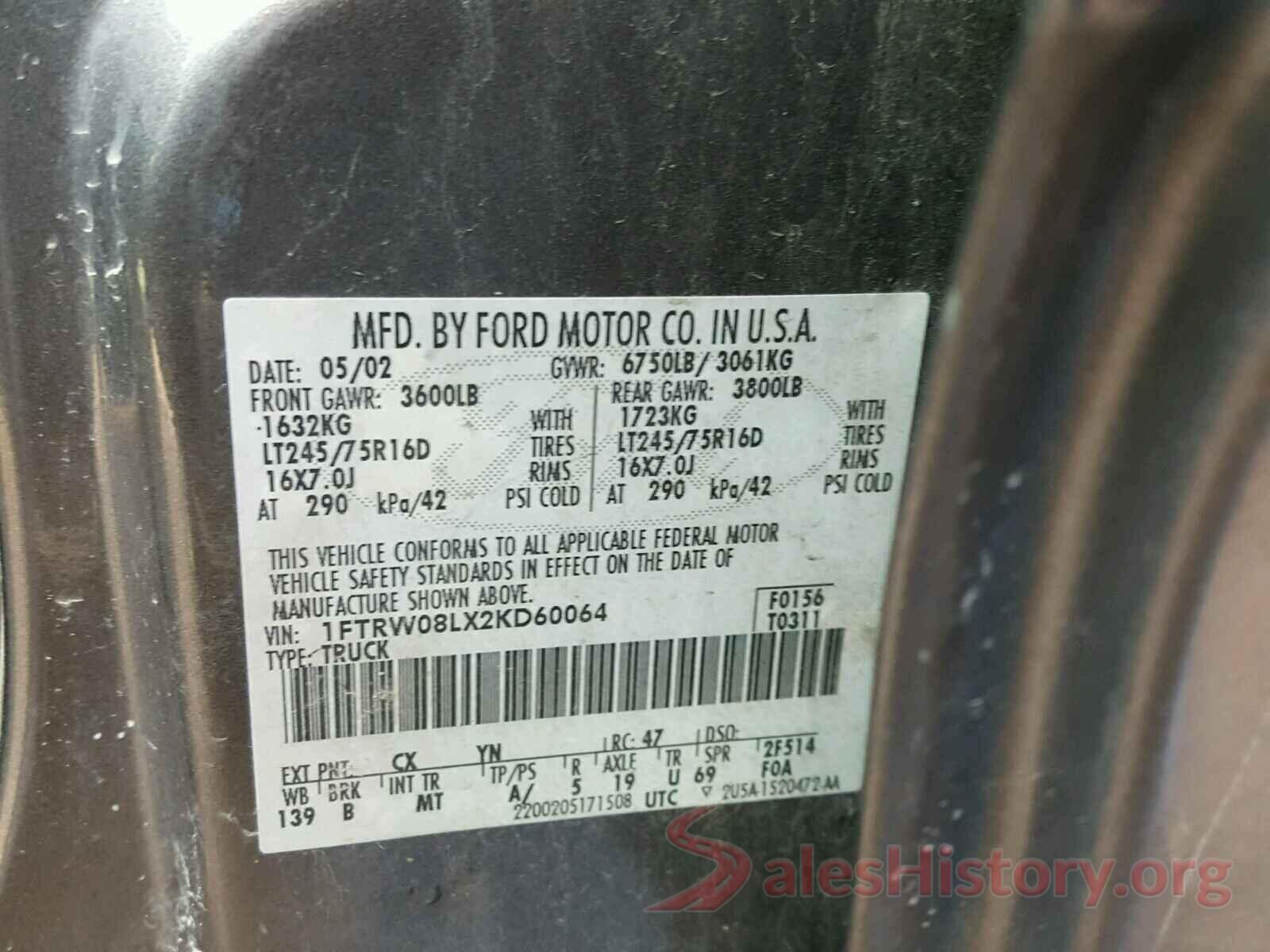 3N1AB7AP1GY242091 2002 FORD F150