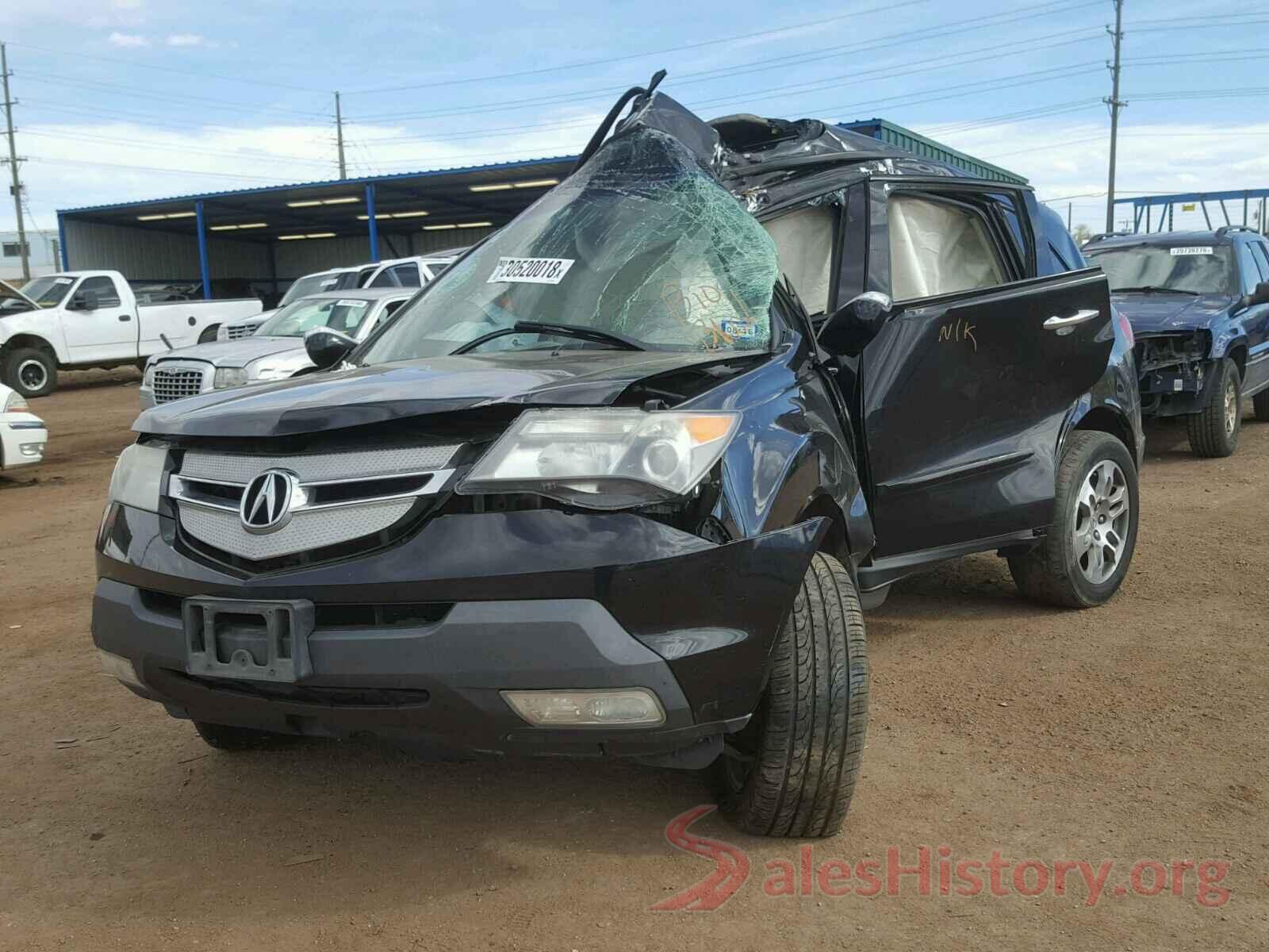 5XYPG4A34KG540166 2007 ACURA MDX