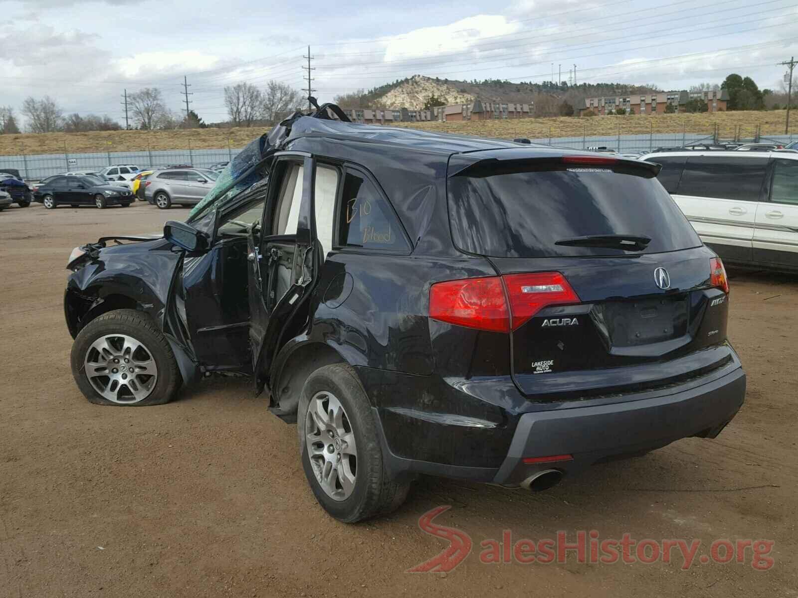 5XYPG4A34KG540166 2007 ACURA MDX