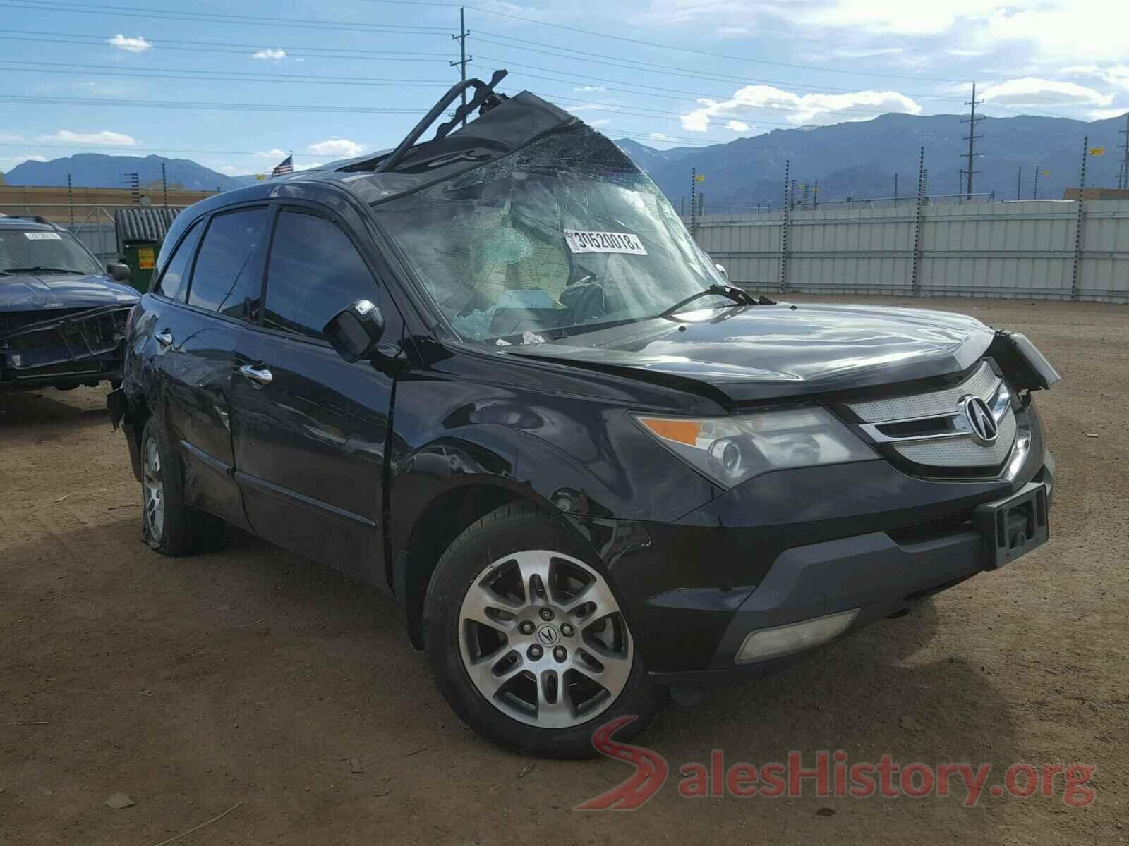 5XYPG4A34KG540166 2007 ACURA MDX