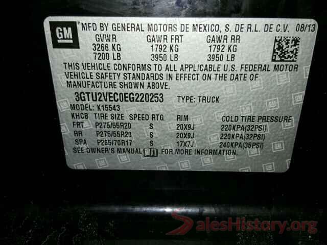 5NPE24AF4HH549614 2014 GMC SIERRA