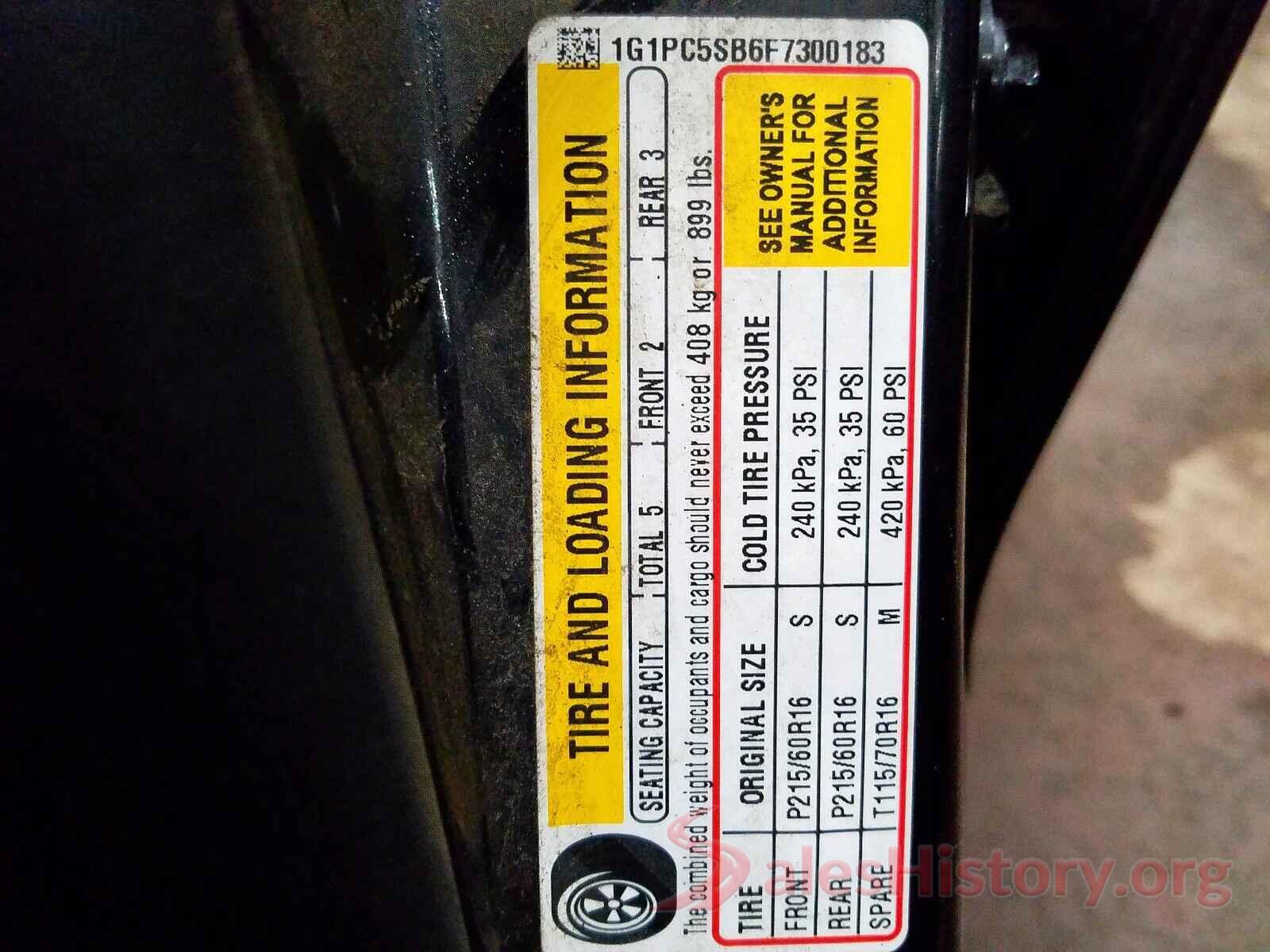 5XYPG4A39LG635422 2015 CHEVROLET CRUZE