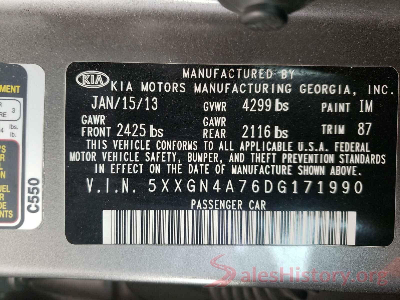 JF2SKAJC2MH475482 2013 KIA OPTIMA