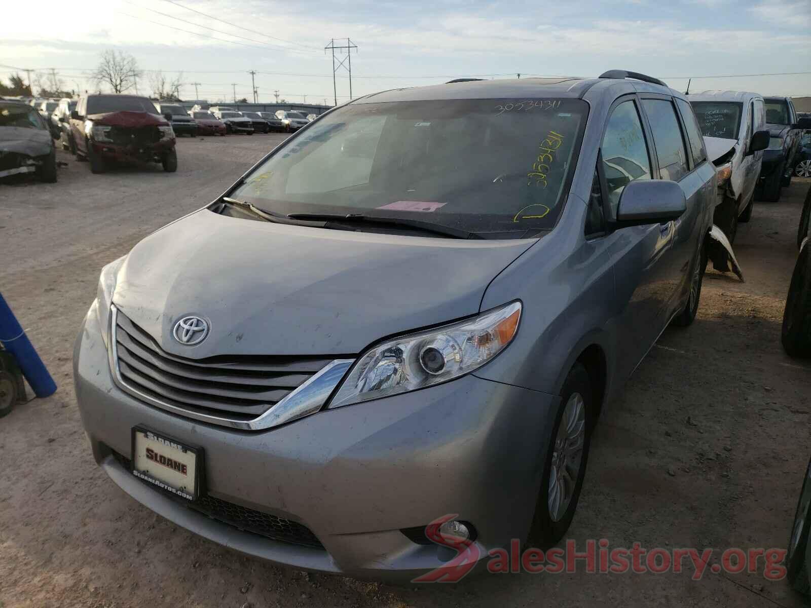 5TDYK3DC3GS702033 2016 TOYOTA SIENNA