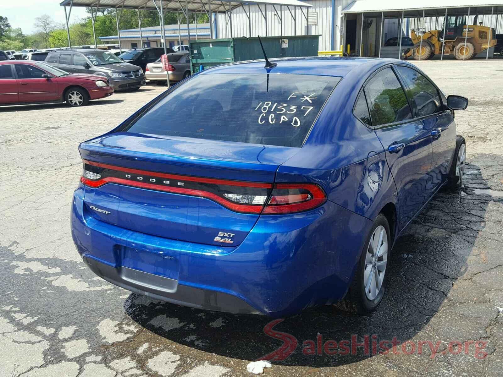 WP1AB2A20HLA51680 2014 DODGE DART