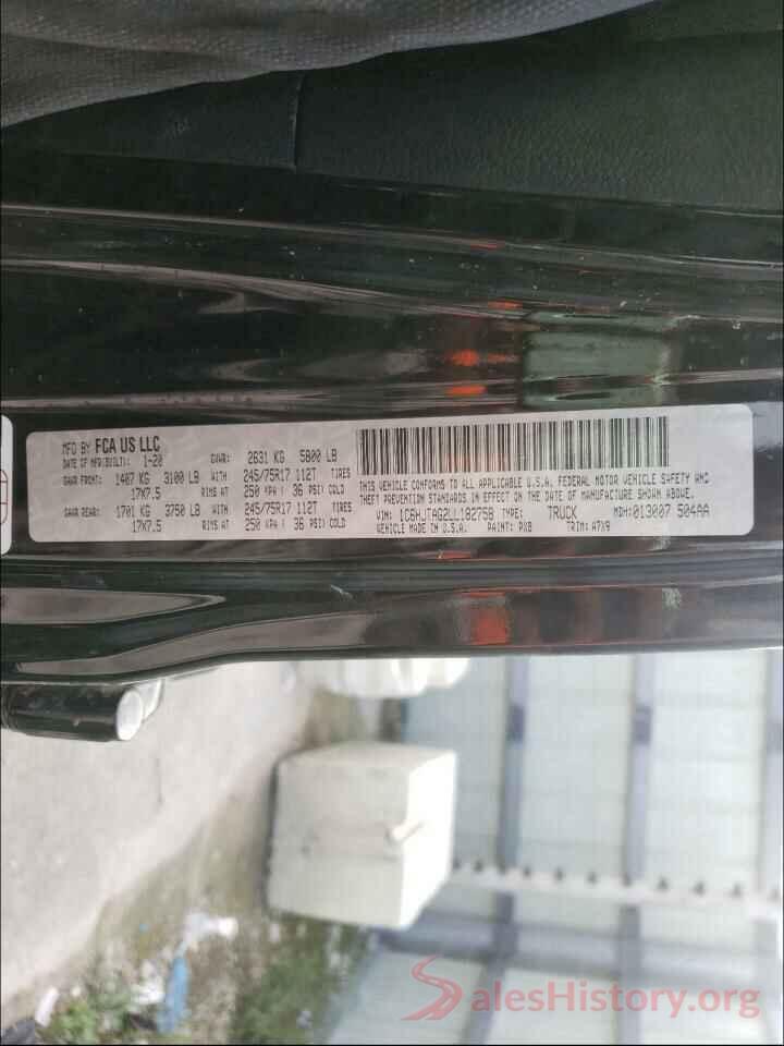 1C6HJTAG2LL182758 2020 JEEP ALL OTHER