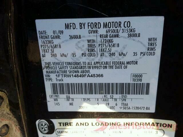 5FPYK2F49HB006564 2009 FORD F150