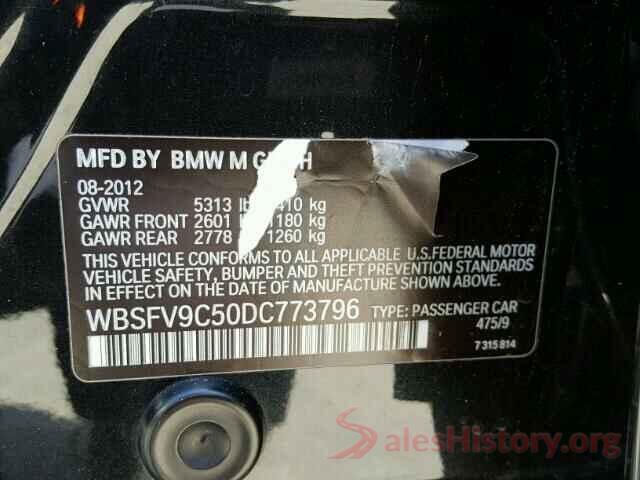 5YFBURHEXHP621040 2013 BMW M5