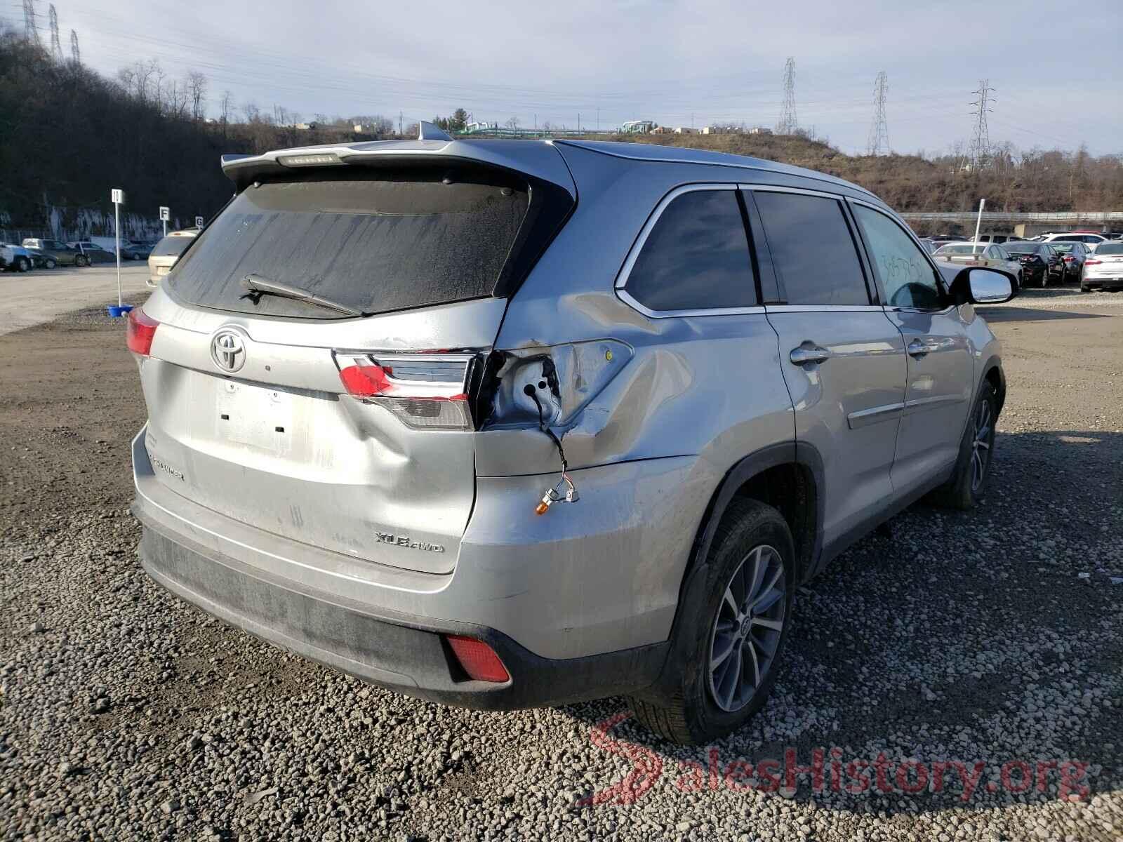 5TDJZRFH7KS613695 2019 TOYOTA HIGHLANDER