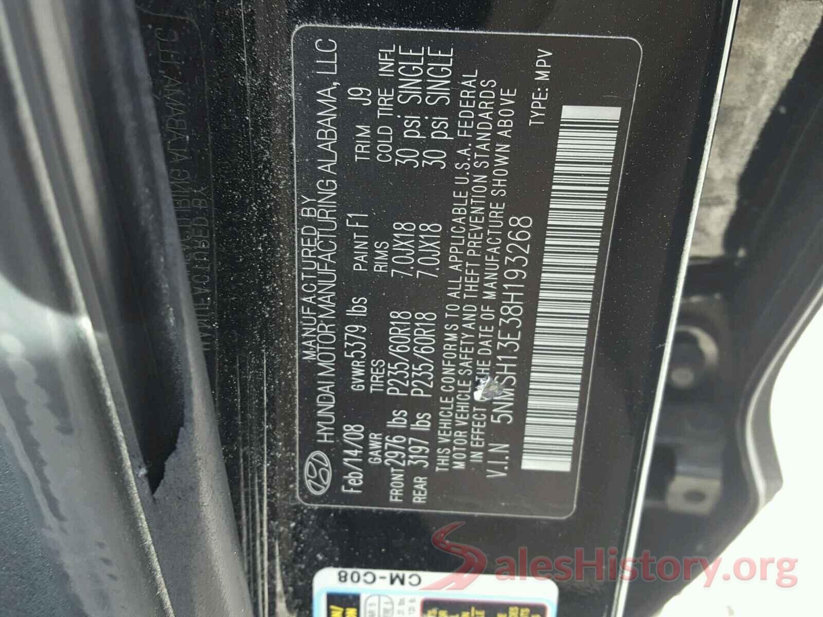 4T1G11AK9MU523786 2008 HYUNDAI SANTA FE