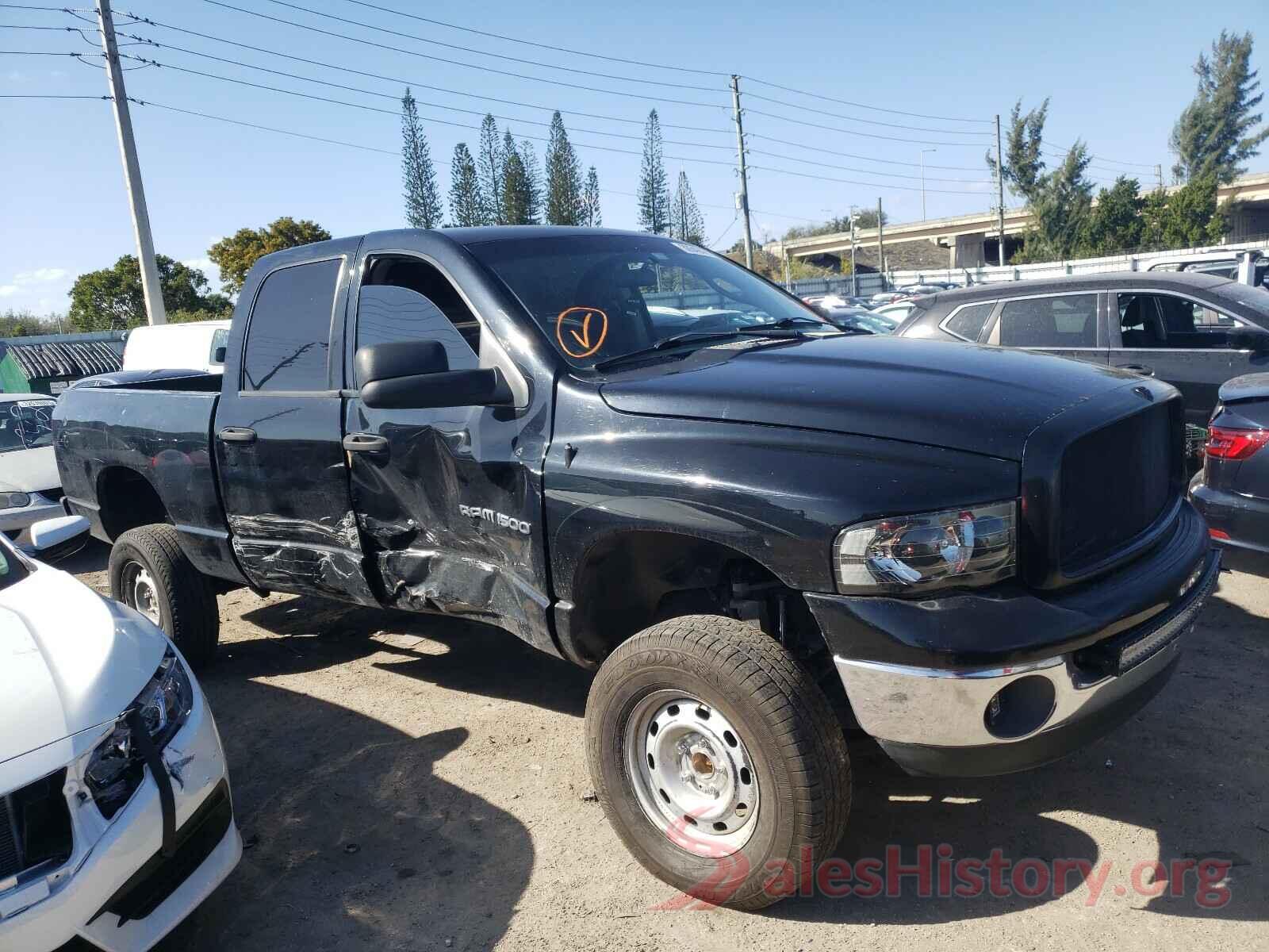 JN1BJ1CR3KW334645 2003 DODGE RAM 1500