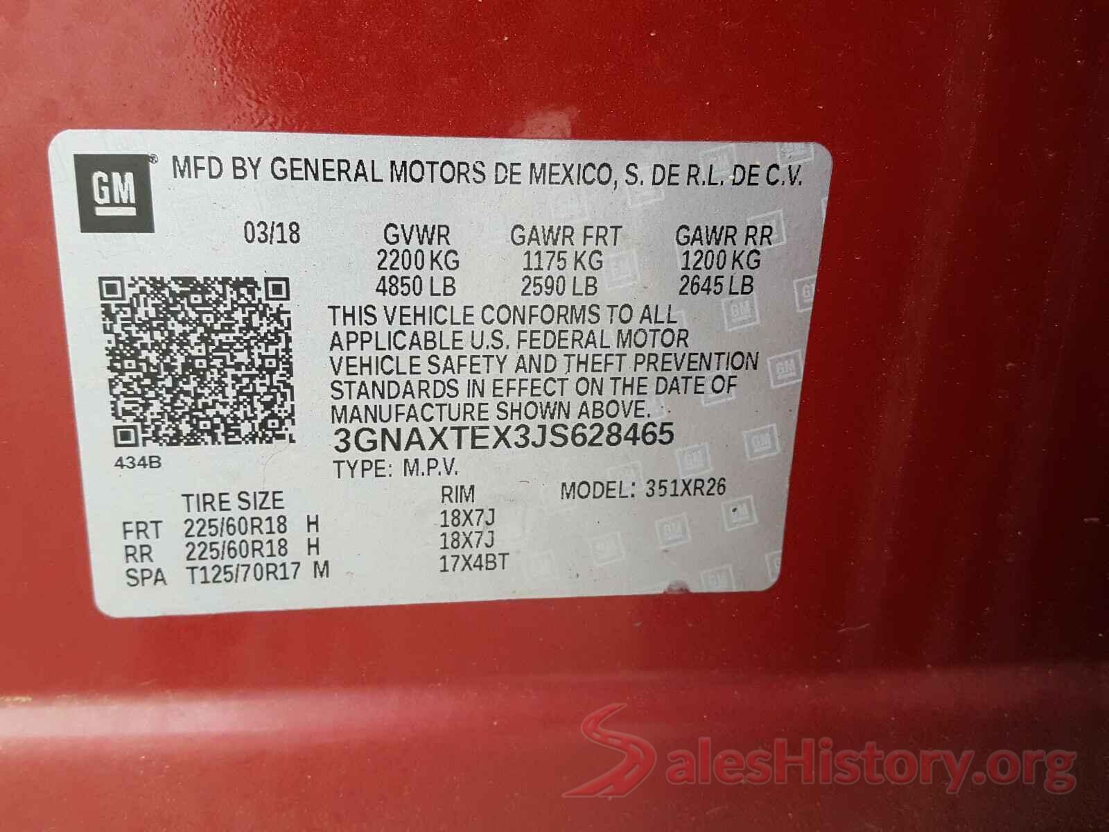 3N1AB7AP7HY266669 2018 CHEVROLET EQUINOX