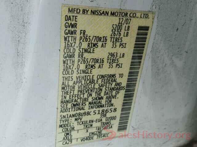 5TDKZRFH4HS520095 2008 NISSAN XTERRA