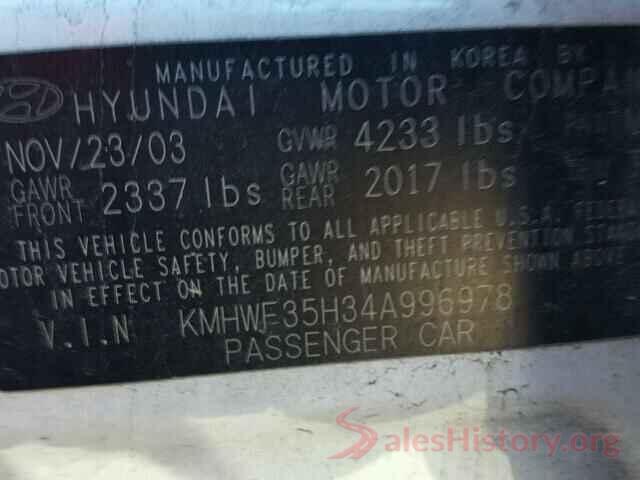 3N1AB7AP1KY456233 2004 HYUNDAI SONATA