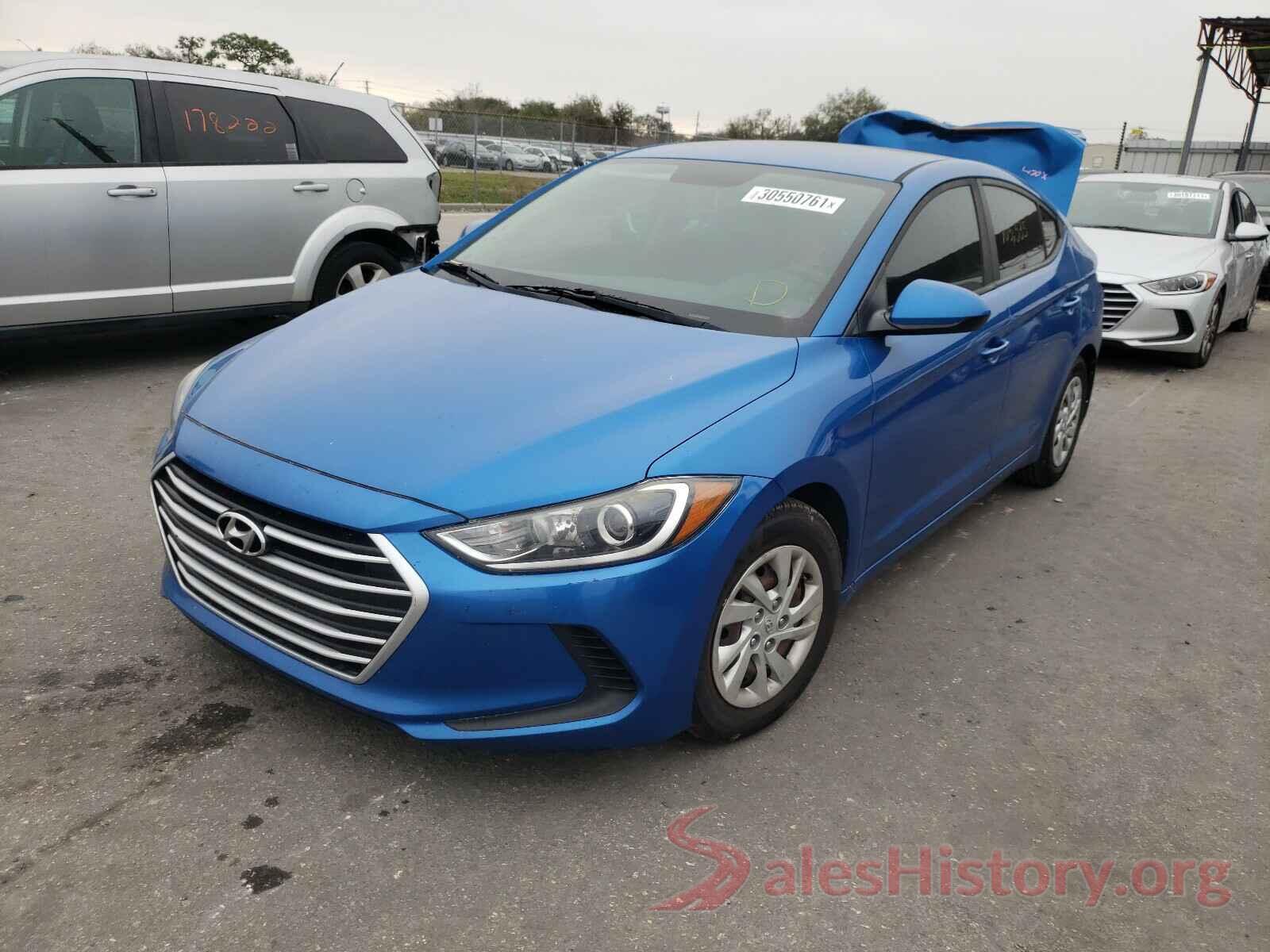 KMHD74LF3HU073223 2017 HYUNDAI ELANTRA