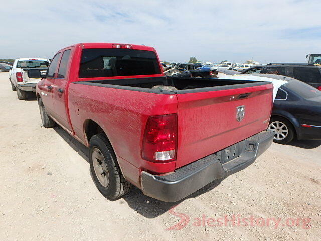 3VWG57AUXKM013572 2011 DODGE RAM 1500