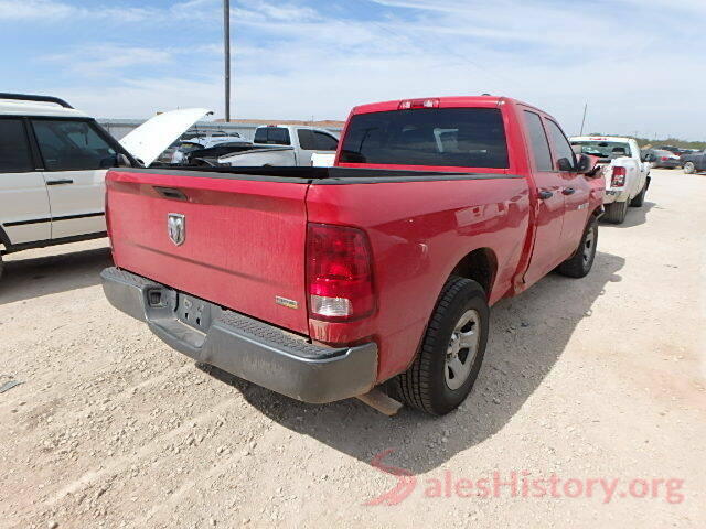 3VWG57AUXKM013572 2011 DODGE RAM 1500