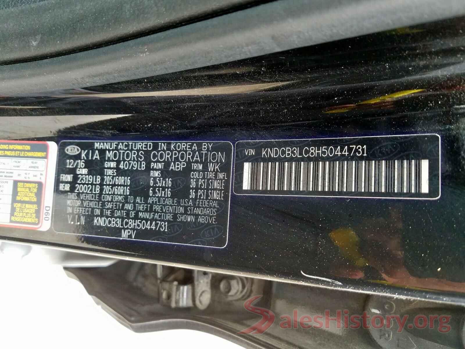 JA4AD2A34KZ005143 2017 KIA NIRO