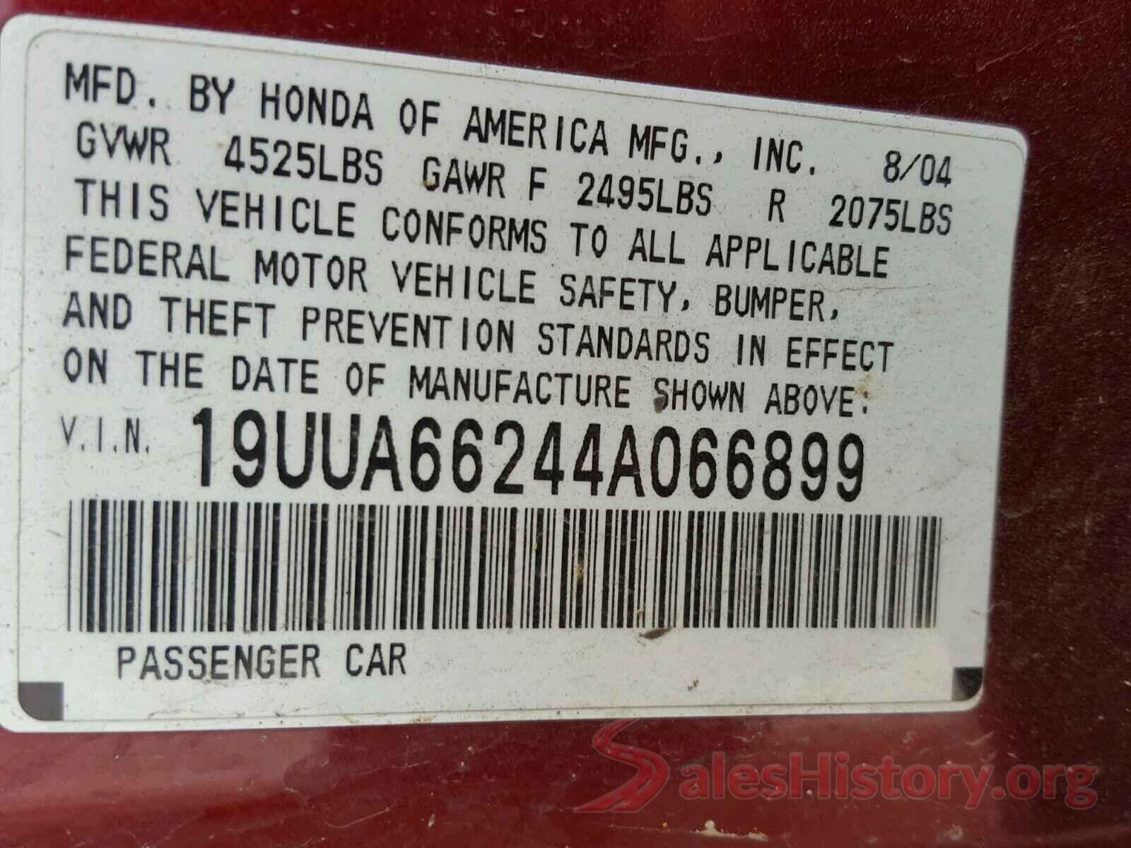 1G1ZD5ST9JF229655 2004 ACURA TL